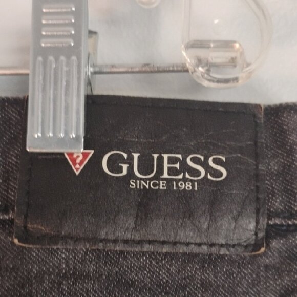 GUESS Slim Straight Del Mar Fit Men's Black Jeans Size 38/30 - Picture 2 of 11